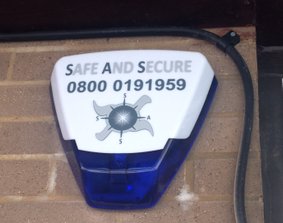 Image of intruder alarm box